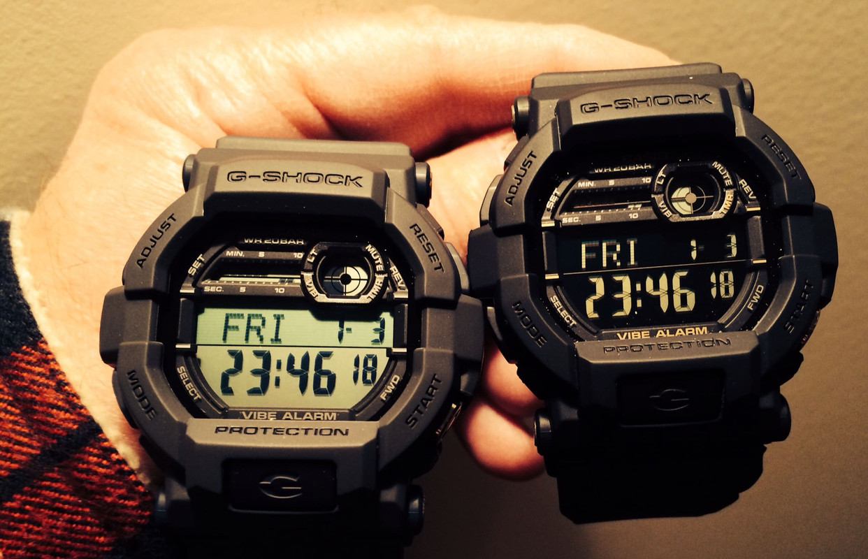 Casio G-Shock Classic Black Watch with Vibrating Alarm and World