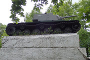 Танк КВ-1 изнутри (№ 9854), Ропша, Ленобласть. P6230367