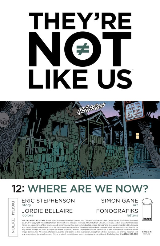 They're Not Like Us #1-16 (2014-2017) Complete