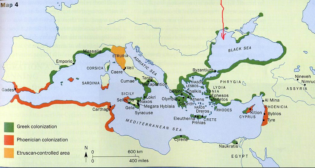 Хронология + Локализация + "Катастрофа 1500"  - Страница 2 Map_greek_colonization