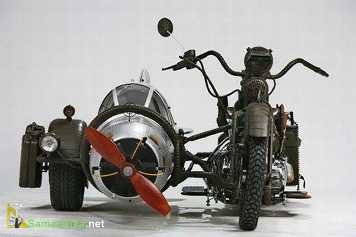 самодельный летающий мотоцикл