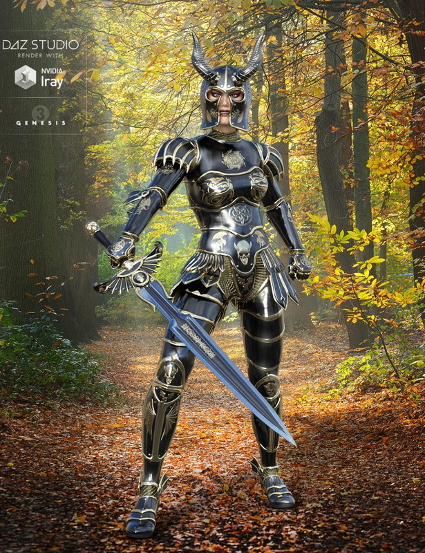 Demon Armor for Genesis 3 Female(s)