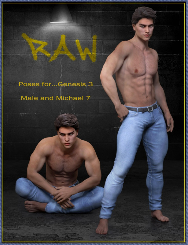 Raw Poses for Genesis 3 Male and Michael 7