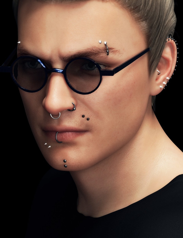 Piercing Collection for Genesis 8 Male(s)