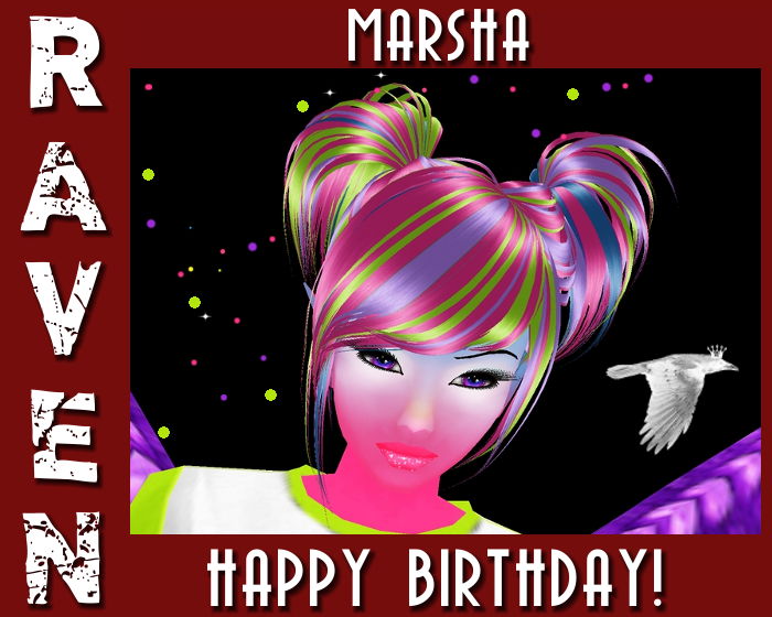 MARSHA  birthday png