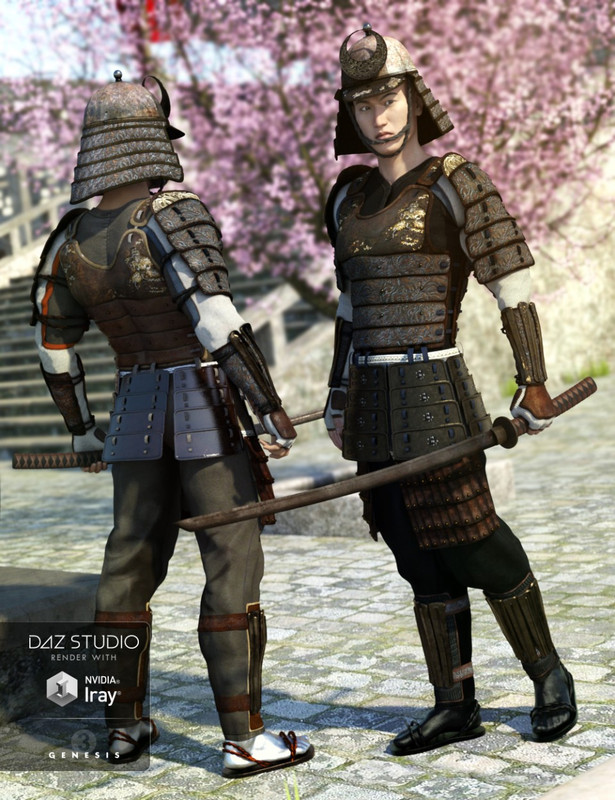 Shi No Kage Samurai Armor Textures