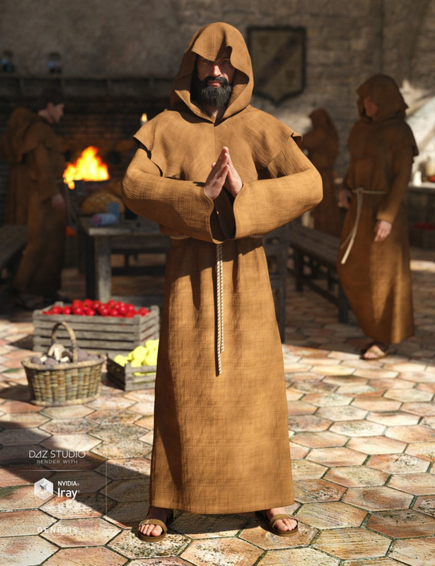 dForce Monk for Genesis 8 Male(s)