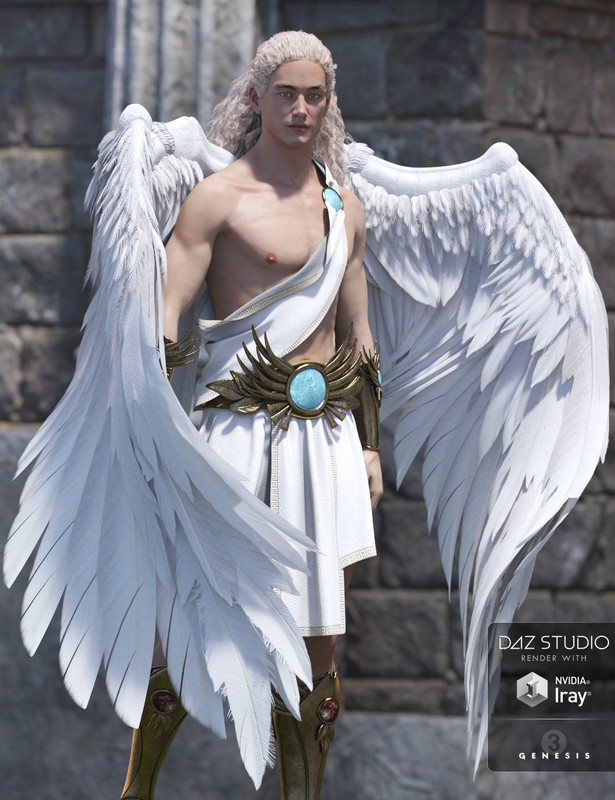 Morning Star Wings for Genesis 3 and Genesis 8 Male(s)