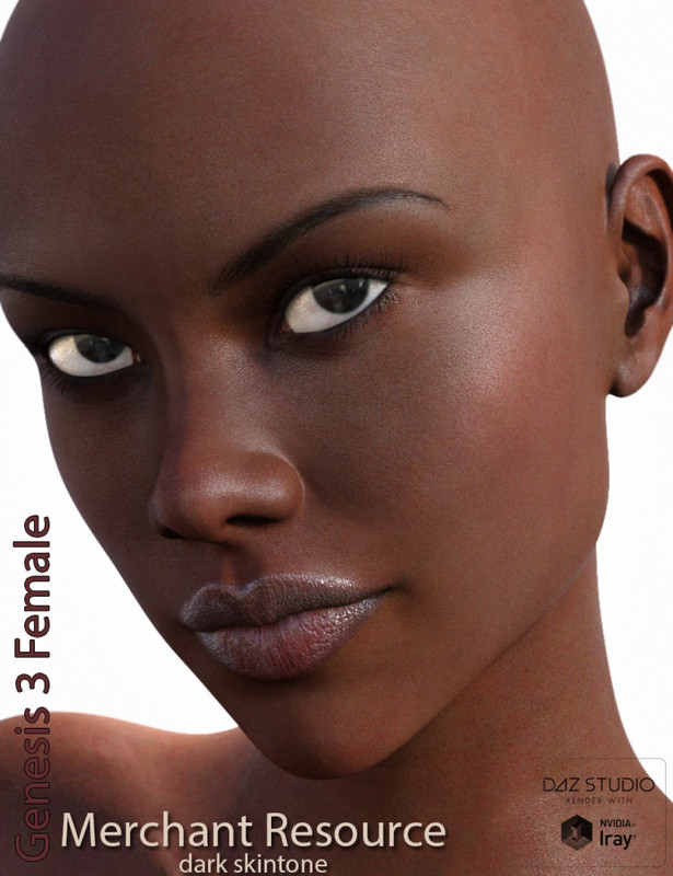 Genesis 3 Female Merchant Resource – Dark Skin