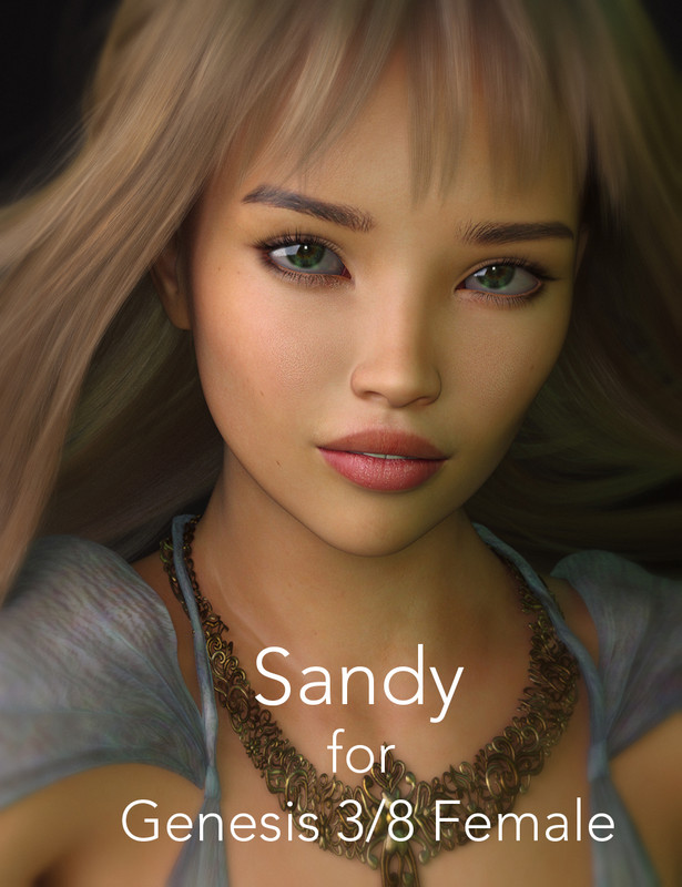 Sandy for Genesis 3 and Genesis 8 Female