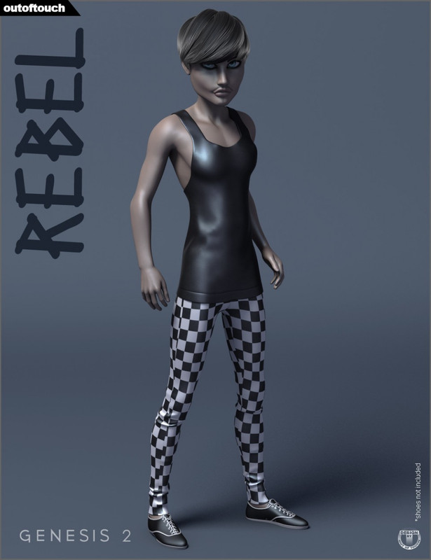 Rebel Outfit for Genesis 2 Male(s)