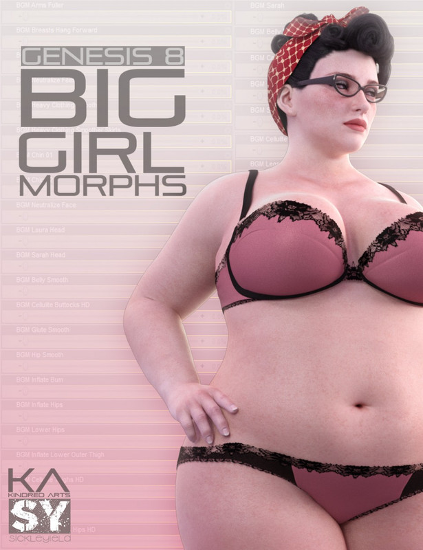 Big Girl Morphs for Genesis 8 Female