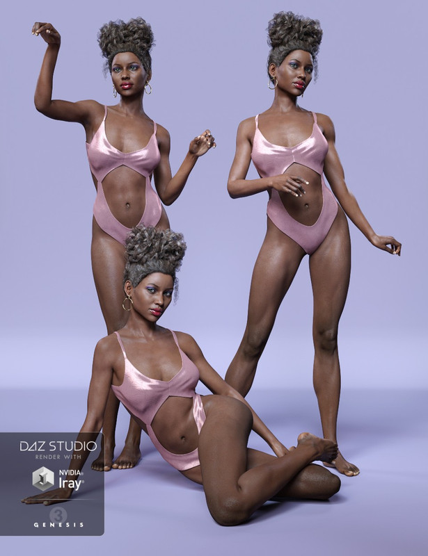 Z Paradise – Poses for Monique 7 & Genesis 3 Female