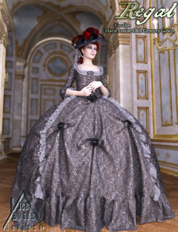Regal for the Marie Louise 18th Century Gown