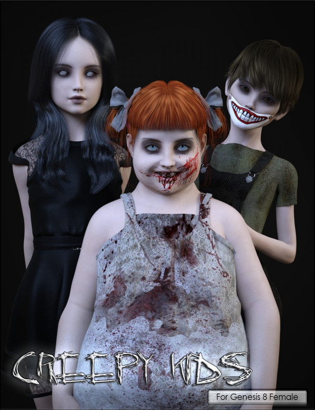 VYK Creepy Kids for Genesis 8 Female