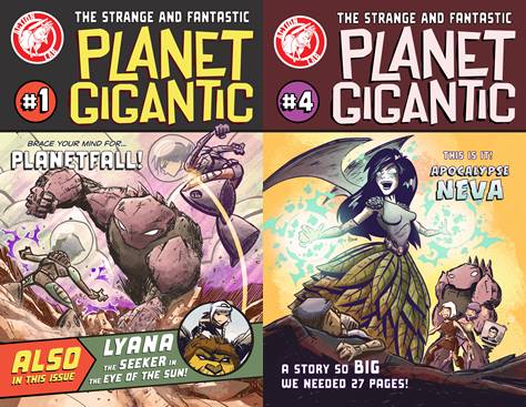 Planet Gigantic #0-4 (2014-2015) Complete