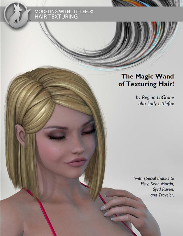 Modeling with Littlefox 5 – Hair Texturing