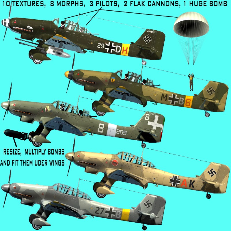 RO44764 Ju87 D Stuka