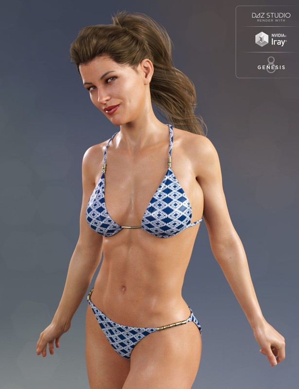 Classic Bikini for Genesis 8 Female(s)