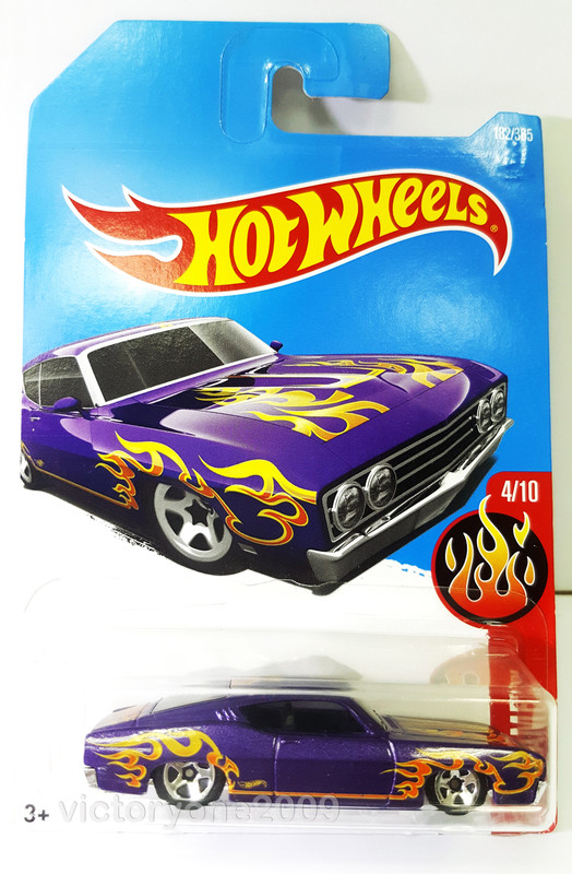 hot wheels 69 ford torino talladega hw flames