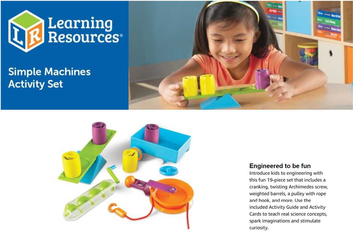 Learning Resources STEM Simple Machines Activity Set - BRAND NEW | EBay