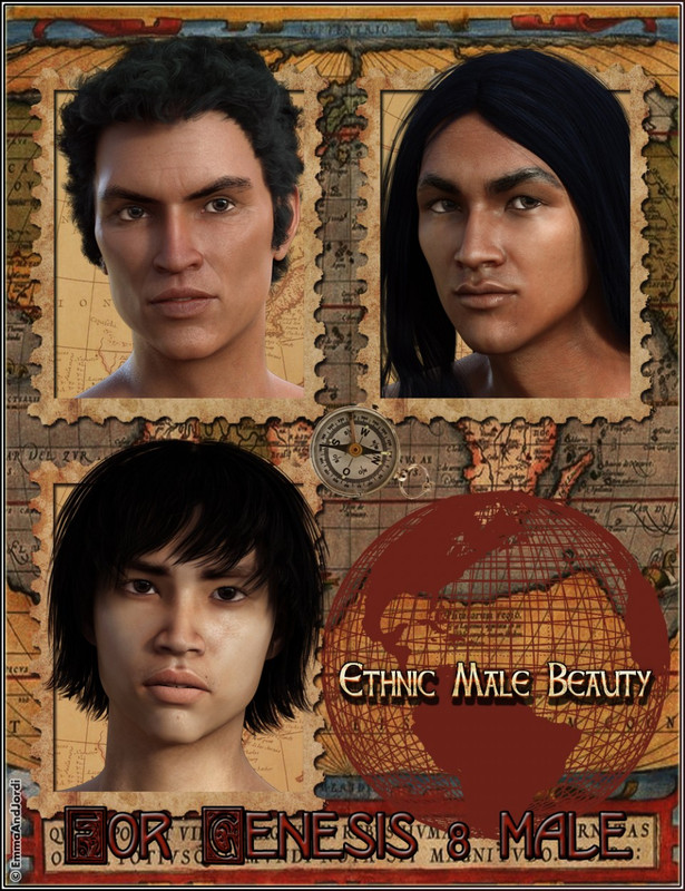 EJ Ethnic Male Beauty for Genesis 8 Male