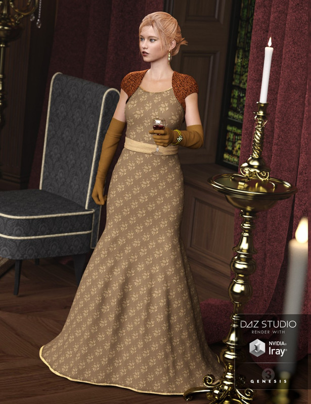 Evening Gown for Genesis 3 Female(s)