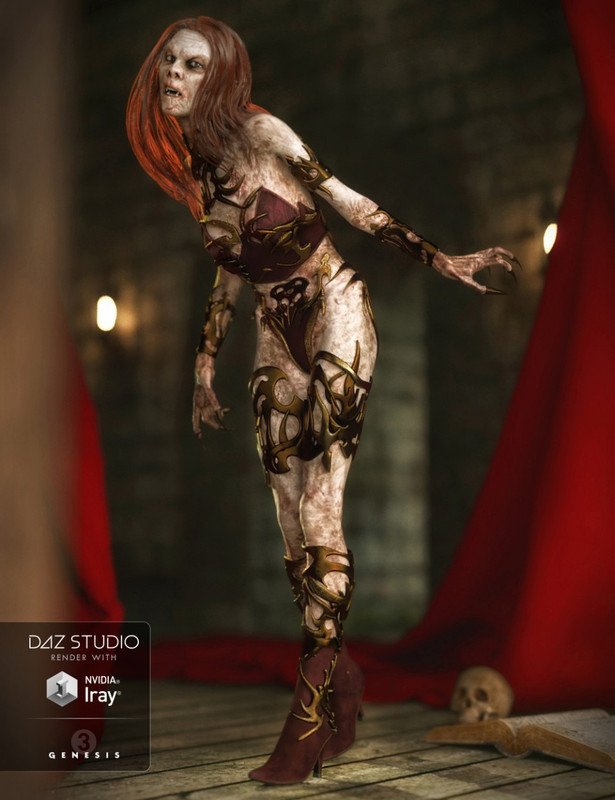Wicked Guardian Outfit for Genesis 3 Female(s)