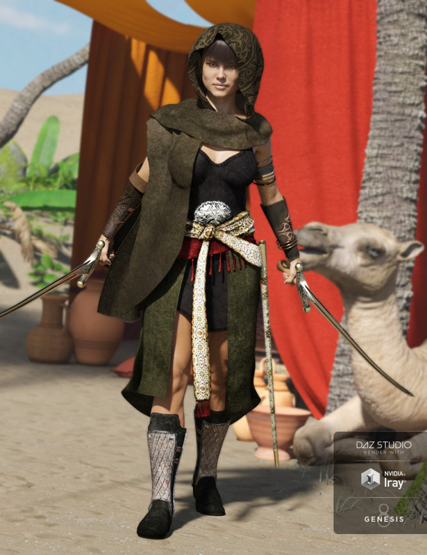 Arabian Secrets Outfit for Genesis 3 Female(s)