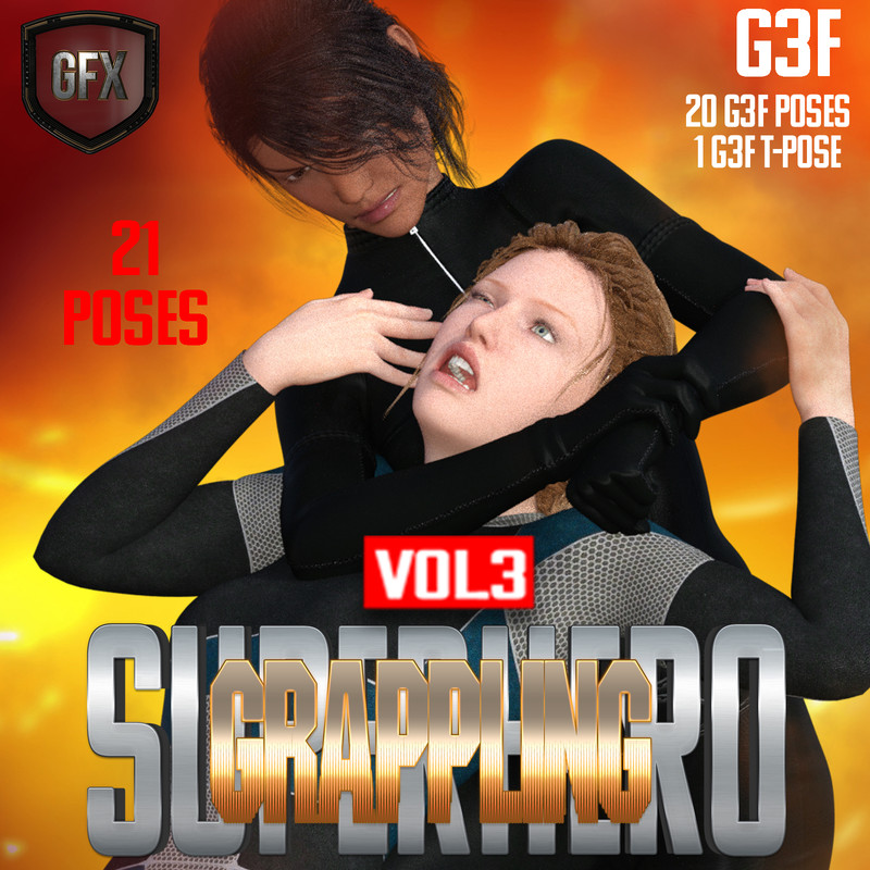 SuperHero Grappling for G3F Volume 3