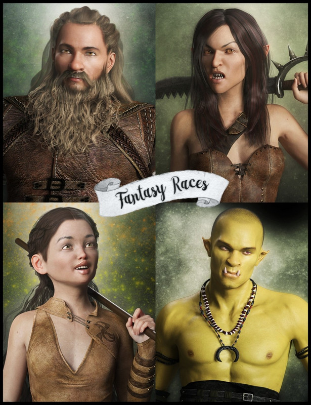 LY Fantasy Races HD Faces and Bodies