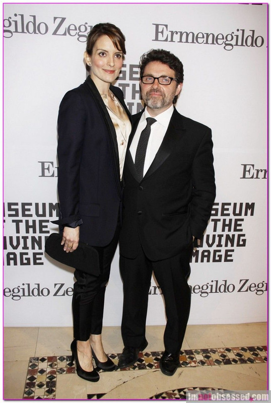 Jeff Richmond and Tina fey Attending Award