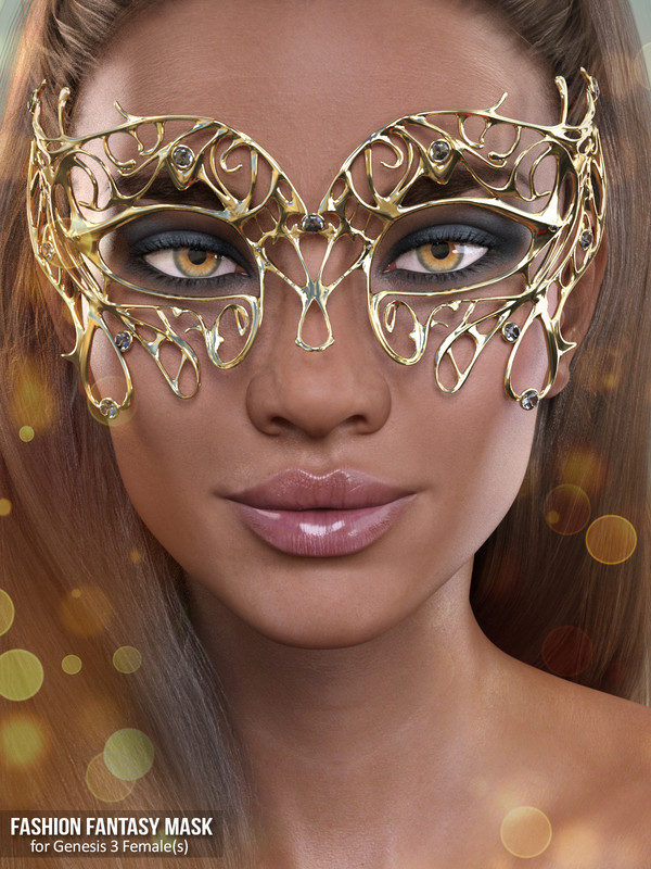 X-Fashion Fantasy Mask for Genesis 3 Females