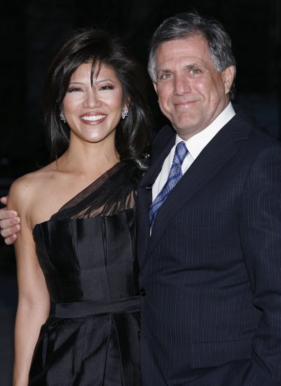 Les and his wife, Julie Chen