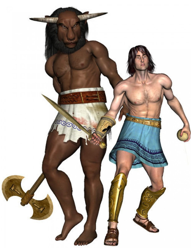 Greek Myths - Theseus and Minotaur for M3