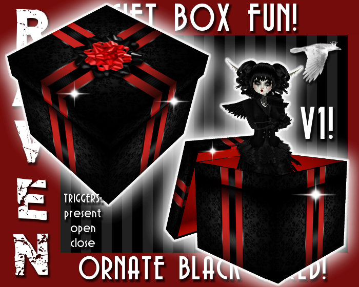 BLACK_and_RED_ornate_GIFT_BOX_png