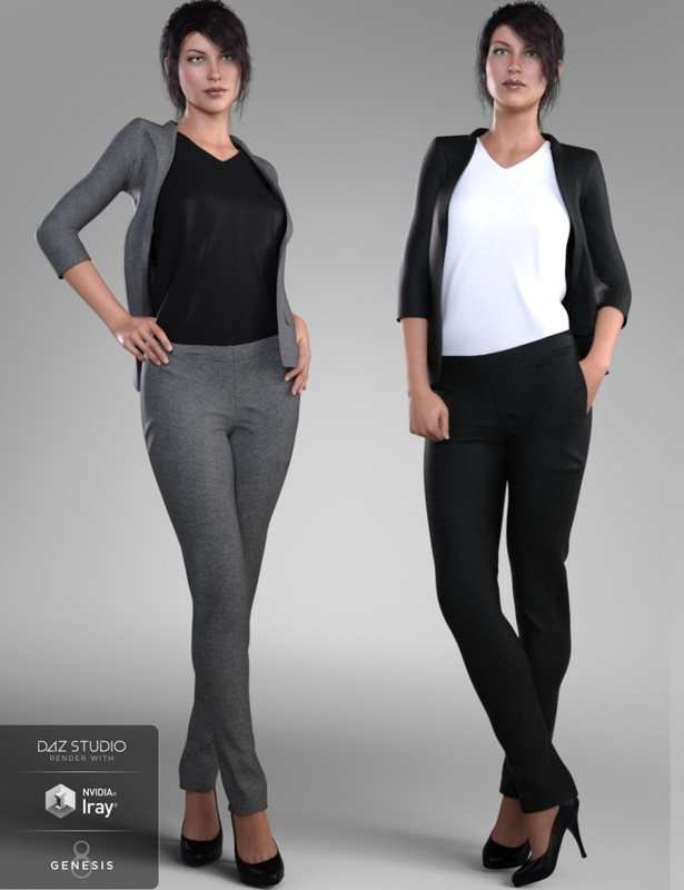 Stylish Workwear for Genesis 8 Female(s)