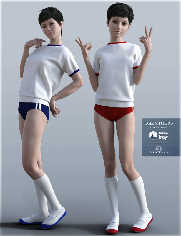 Japanese School Sportswear for Genesis 3 Female(s)