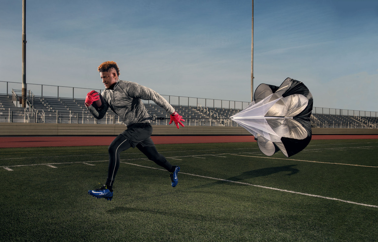 Dayvon Ross Parachute Sprint