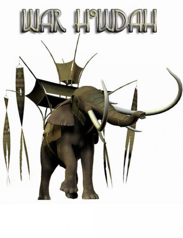 War Howdah for African Elephant