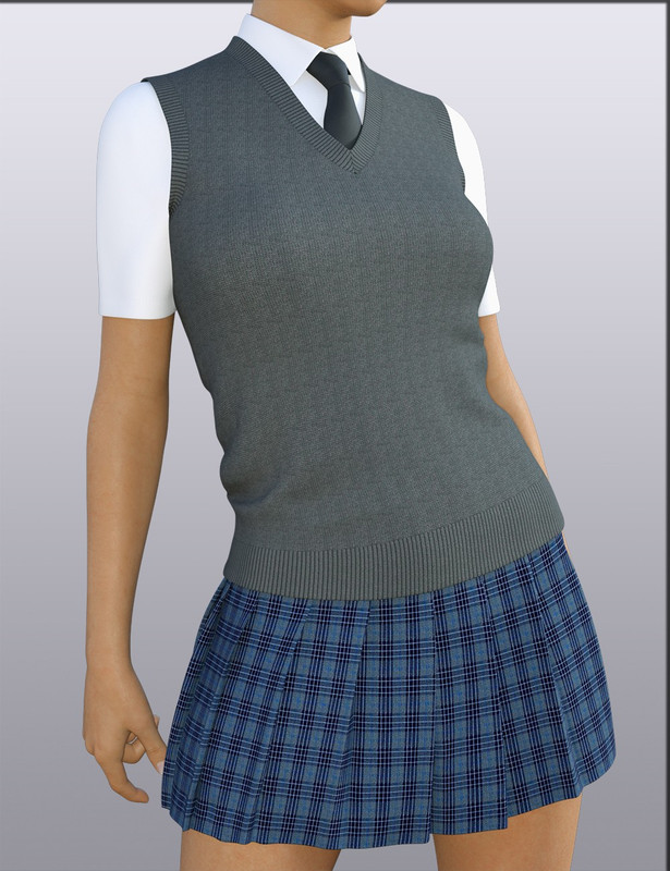 H&C School Uniforms for Genesis 8 Female(s)