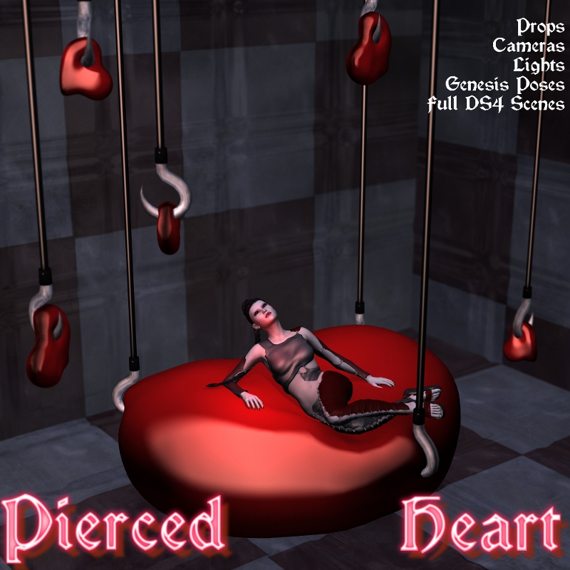 Pierced Heart Props and Scenes
