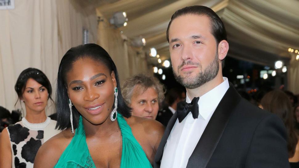 serena williams and Alexis Ohanian