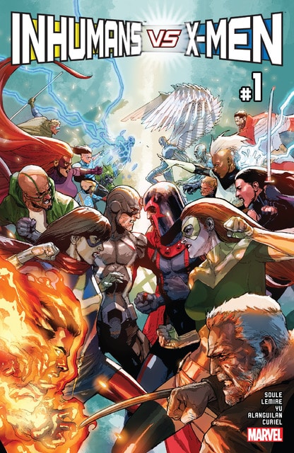 Inhumans vs. X-Men #0-6 (2017) Complete