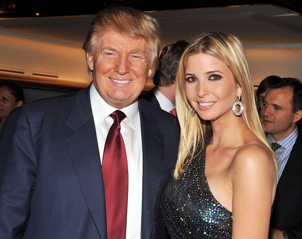 Donald Trump with daughter Ivanka Trump