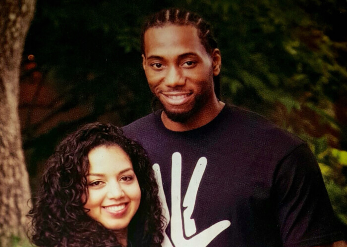 Kawhi and girlfriend, Kishele Shipley