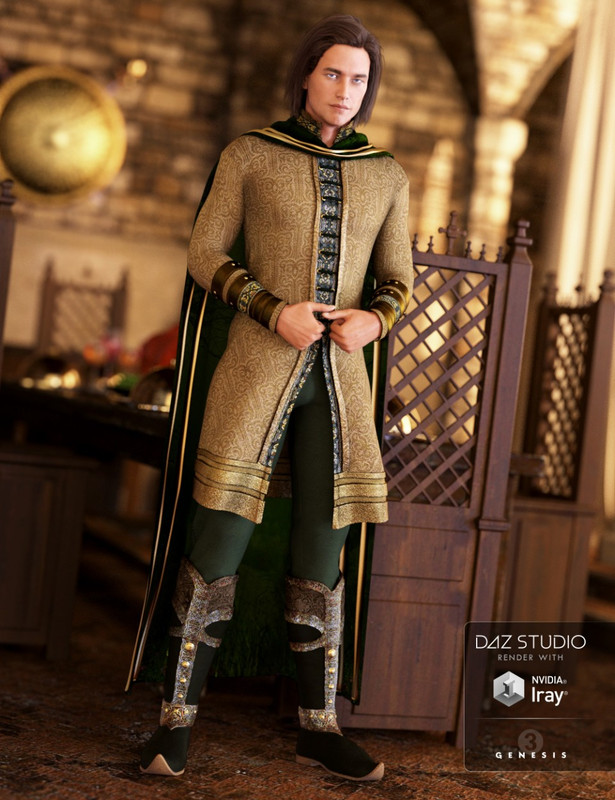 Elven Prince Outfit for Genesis 3 Male(s)