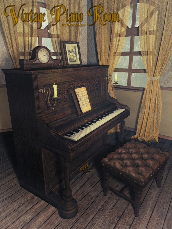 Vintage Piano Room