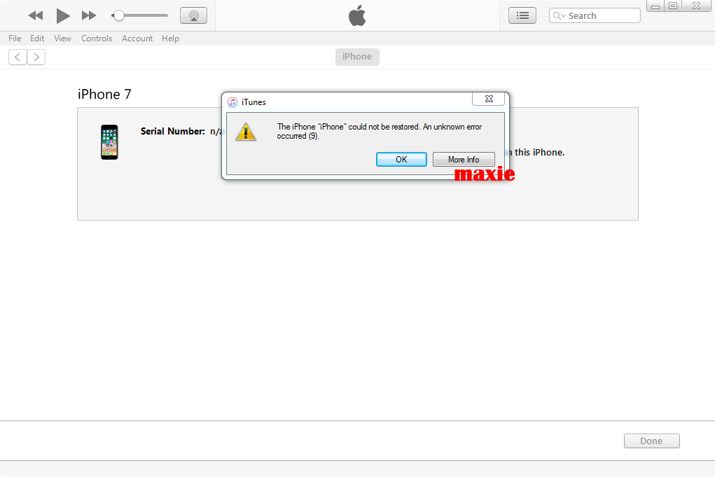 iphone 7 error 9 hardware solution