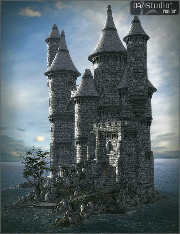 Worlds Of Fantasy : Island Castle